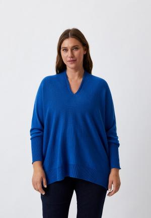 Пуловер Persona by Marina Rinaldi. Цвет: синий