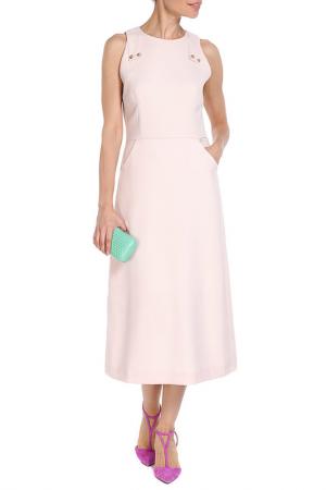Платье AREFEVA. Цвет: бежево-розовый