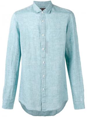 Рубашка шамбре Michael Kors Collection. Цвет: синий