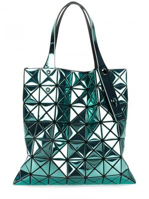 Объемная сумка-тоут Prism Bao Issey Miyake. Цвет: зелёный