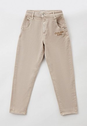 Джинсы Calvin Klein Jeans. Цвет: бежевый