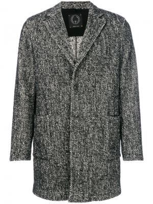 Пальто-миди с накладными карманами Tonello. Цвет: чёрный