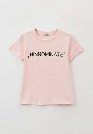 Футболка Hinnominate Kids. Цвет: розовый