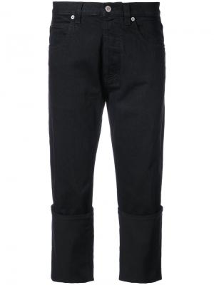 Укороченные джинсы Loewe. Цвет: чёрный