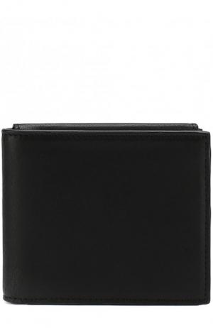 Кожаное портмоне с отделениями для кредитных карт Ann Demeulemeester. Цвет: черный
