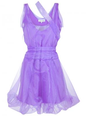 Bell shaped dress Gloria Coelho. Цвет: розовый и фиолетовый