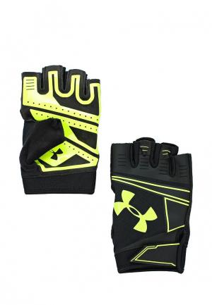 Перчатки для фитнеса Under Armour. Цвет: черный