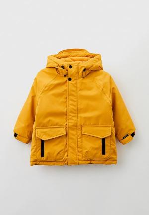 Куртка утепленная Sela. Цвет: желтый