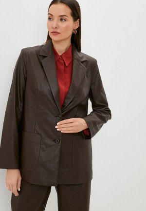 Пиджак Vera Lapina. Цвет: коричневый