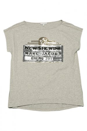 Футболка Little Marc Jacobs. Цвет: серый