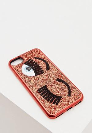Чехол для телефона Chiara Ferragni Collection. Цвет: красный