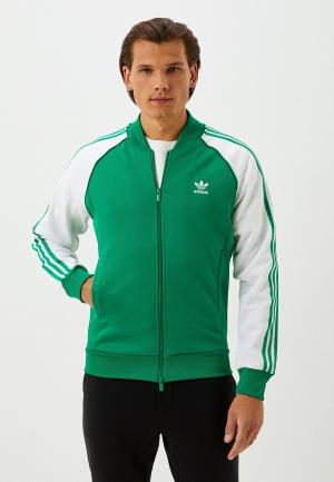 Олимпийка adidas Originals. Цвет: зеленый