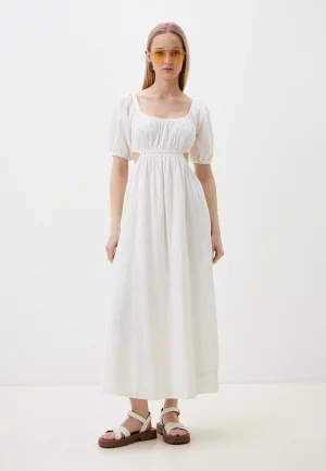 Платье Billabong. Цвет: белый