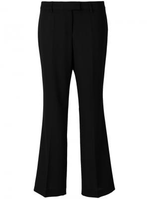Расклешенные брюки с плиссировкой Boutique Moschino. Цвет: чёрный