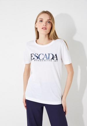 Футболка Escada Sport. Цвет: белый