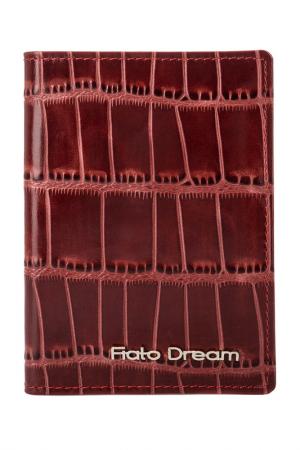 Обложка для паспорта FIATO DREAM. Цвет: красный