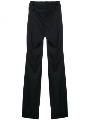Прямые классические брюки Y / Project. Цвет: чёрный