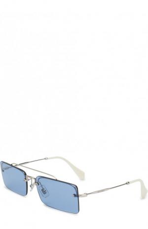 Солнцезащитные очки Miu. Цвет: синий