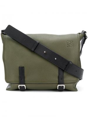 Military messenger bag Loewe. Цвет: зелёный