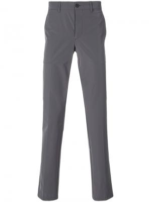 Классические брюки-чинос Prada. Цвет: серый