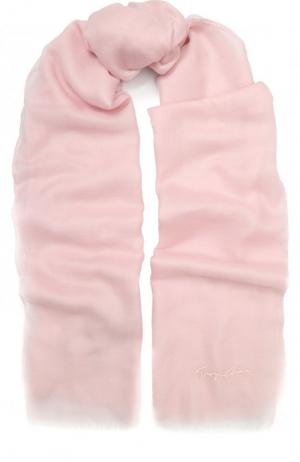 Кашемировый шарф Giorgio Armani. Цвет: розовый