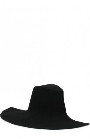 Фетровая шляпа Yohji Yamamoto. Цвет: черный