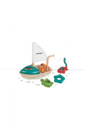 Лодка Plan Toys. Цвет: мультицвет