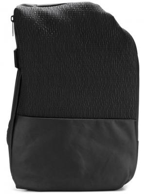 Текстурированный асимметричный рюкзак Côte&Ciel. Цвет: чёрный