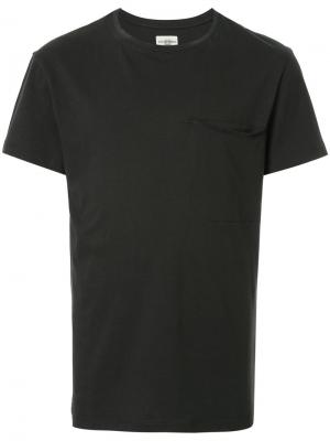 Классическая приталенная футболка Kent & Curwen. Цвет: чёрный