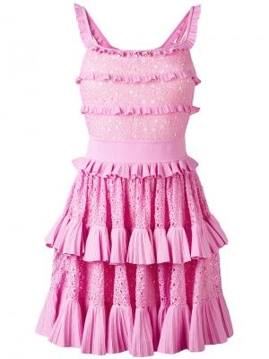 Платье Melissa Antonino Valenti. Цвет: розовый и фиолетовый