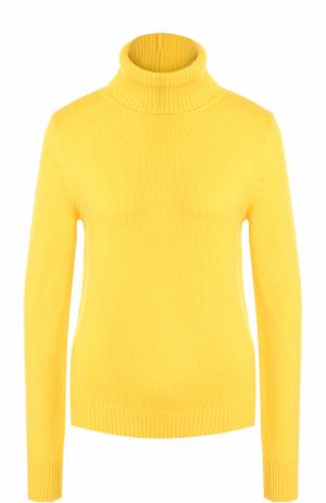 Однотонный кашемировый свитер Ralph Lauren. Цвет: желтый