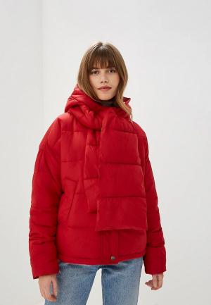 Куртка утепленная Vero Moda. Цвет: красный