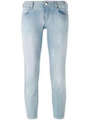 Укороченные джинсы скинни Jacob Cohen. Цвет: синий