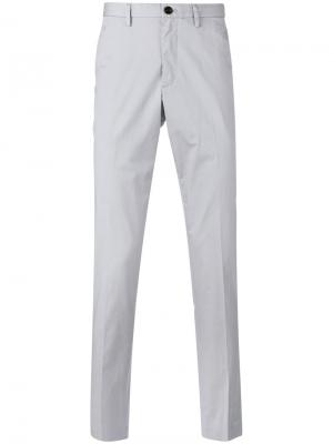 Классические брюки-чинос Michael Kors Collection. Цвет: серый