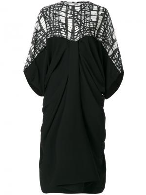 Платье с драпировками Chalayan. Цвет: чёрный