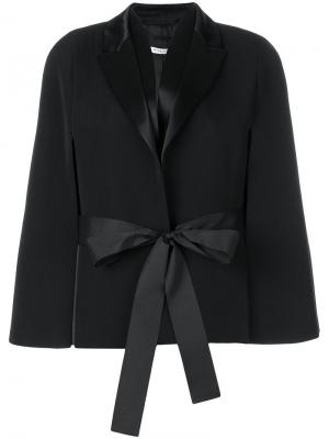 Куртка с расклешенными рукавами и поясом Givenchy. Цвет: чёрный