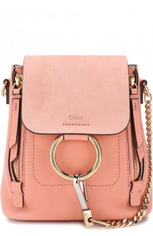 Рюкзак Faye mini Chloé. Цвет: розовый