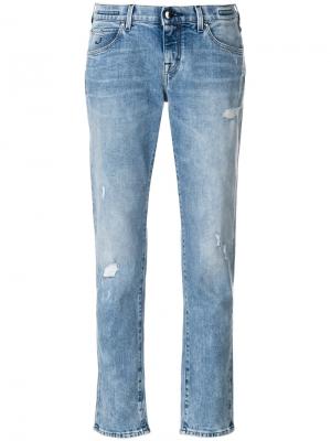 Приталенные джинсы Jacob Cohen. Цвет: синий