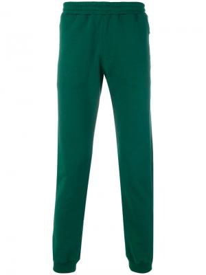 Классические спортивные брюки MSGM. Цвет: зелёный