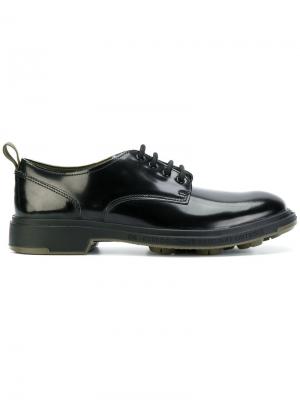 Броги на низких каблуках Pezzol 1951. Цвет: чёрный