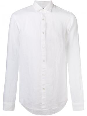 Классическая рубашка Michael Kors Collection. Цвет: белый