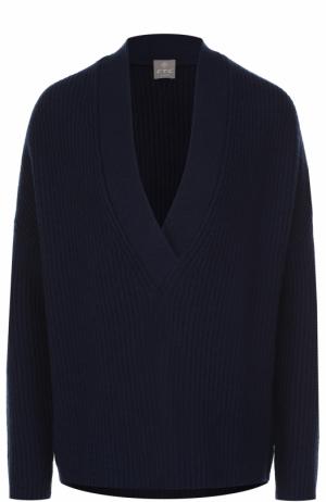 Кашемировый пуловер свободного кроя FTC. Цвет: темно-синий