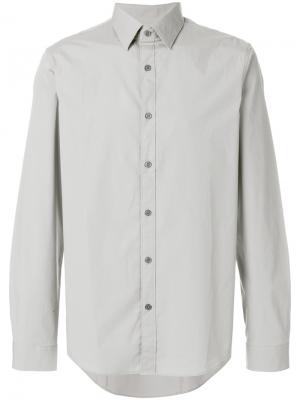 Классическая рубашка Michael Kors Collection. Цвет: серый