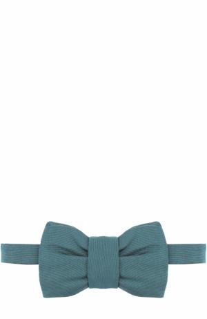 Шелковый галстук-бабочка Charvet. Цвет: бирюзовый