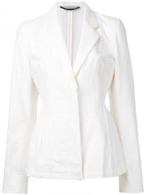 Классический пиджак Stella McCartney. Цвет: белый