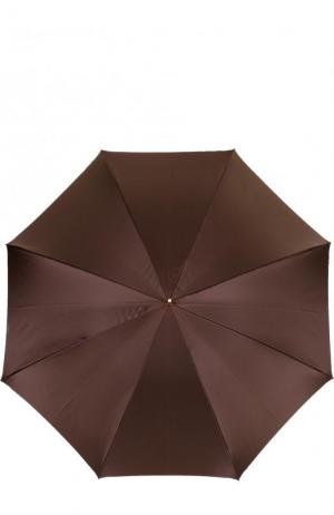 Зонт-трость Pasotti Ombrelli. Цвет: коричневый
