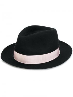 Шляпа-федора Borsalino. Цвет: чёрный