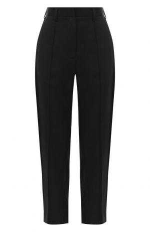 Укороченные брюки со стрелками Mm6. Цвет: черный