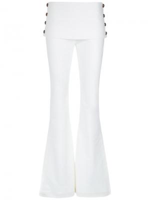 Flared trousers Andrea Bogosian. Цвет: белый