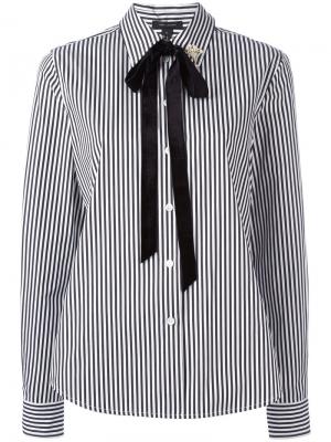 Рубашка в полоску Marc Jacobs. Цвет: чёрный